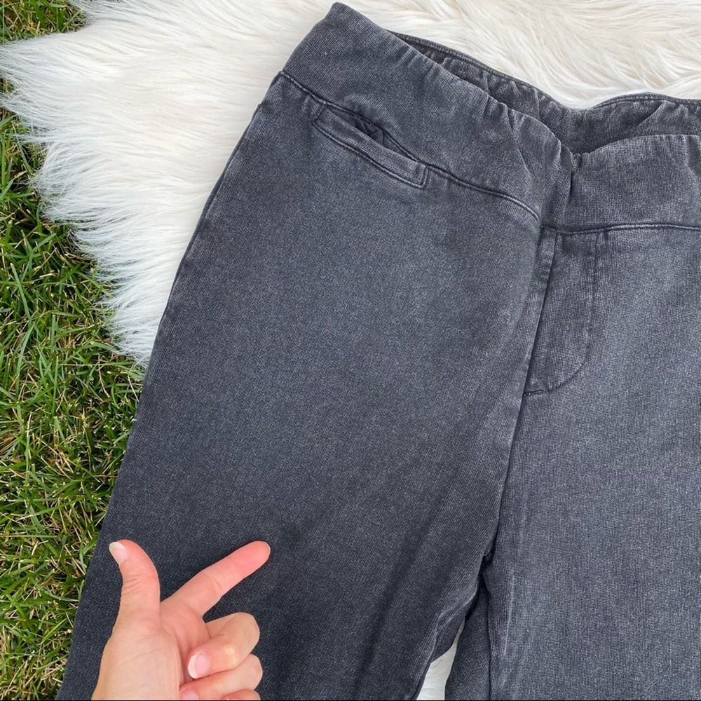 Soft surroundings black wash ankle pants small - Picture 2 of 6